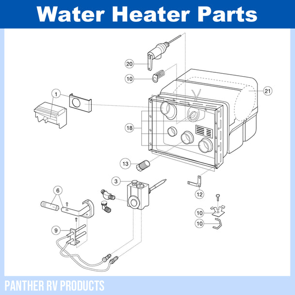 Dometic Atwood G6A-6 Parts Breakdown