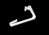 1 RV Designer Like White Plastic Side Curtain Drapery Hold Down Bracket