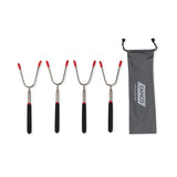 Camco Telescoping Roasting Forks, 4-Pack with Storage Bag