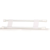 RV Refrigerator Double Bar Set - 16" to 28" White (E/F)