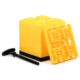 FasTen Leveling Blocks w/T-Handle,2x2,Yellow 10 pk (E/F)