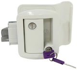 Entry Door Lock - White